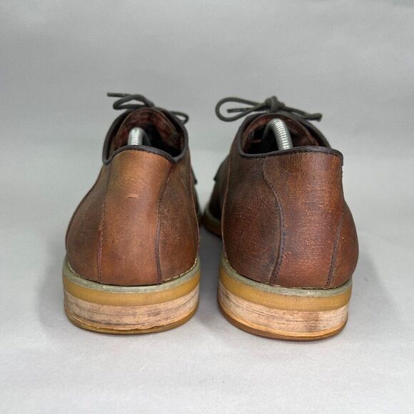 Bed Stu Men's Size 11 Luz Rustic Brown Leather Oxfords - Picture 6 of 13